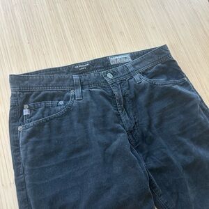 AG Black Corduroy Pants